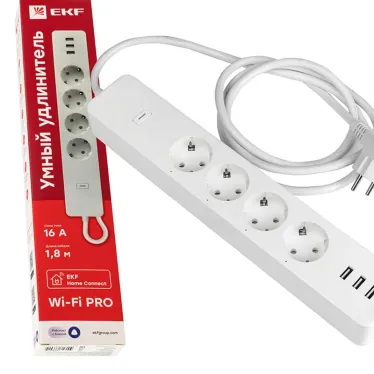 Умный удлинитель Connect PRO Wi-Fi c USB