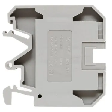 Клемма винтовая JXB-10/35мм.кв серая