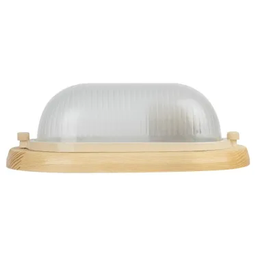 Светильник дерево, пл-н стекло, 60Вт, Е27, 220В, IP54 НБО 03-60-021