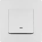 ETIKA Рамка 1 пост белая