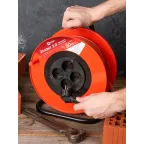 Удлинитель на катушке Атлант 2.0 4 гнезда 30м без заземления ПВС 2x0.75 6А/1.3кВт PROxima