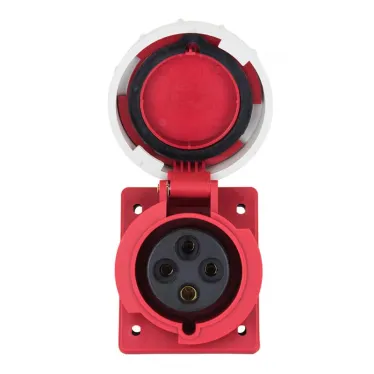 Розетка стационарная внутренняя угловая 4142 3Р+РЕ 16А 380В IP67 PROxima