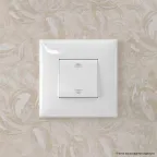 Avanti Инвертор одноклавишный в стену Белое облако (Переключатель сх.7)