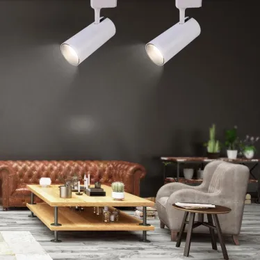 Светильник трековый однофазный TR5-30 COB WH 30 ватт 4000К 2100Лм белый