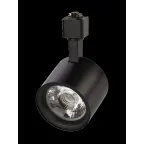 Светильник светодиодный трековый на шинопровод ДПО-10w 4000K 24° черный Jazzway