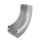 Угол внутренний плавный 90 град. к лотку 200х80, толщина 0,7 мм, Сендзимир цинк
