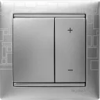 VALENA Рамка 1 пост алюминий модерн