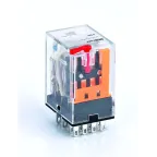 Промежуточное реле 4 контакта с LED индикацией и TEST функцией 3А 110В AC ПР-102