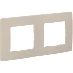 ETIKA Рамка 2 поста слоновая кость