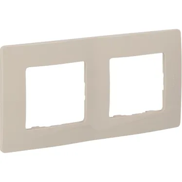 ETIKA Рамка 2 поста слоновая кость