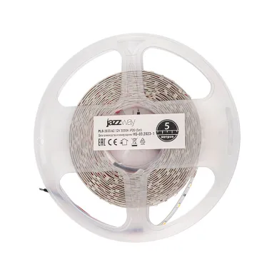 Лента светодиодная LEDx60/м 6Вт/м 12В теплый белый IP20 (5м)