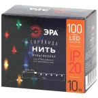 Гирлянда светодиодная  Нить 10 м мультиколор ENIN -10NM   220V IP20 (100/1800) | Б0047965 | ЭРА