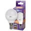 Лампа светодиодная LED 9Вт Е14 холодный матовый шар