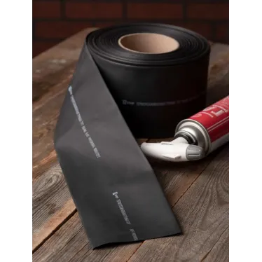 Термоусаживаемая трубка ТУТ нг 120/60 черная рулон PROxima