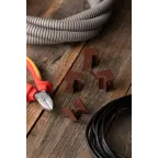 Угол внутренний (25х16) (4 шт) Plast под темное дерево