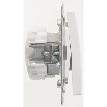 W59 Выключатель одноклавишный, 10АХ, механизм, белый