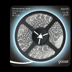 Лента светодиодная LED 5050/60-SMD 14.4 Вт/м 660 лм/м 6500К DC 12В IP20 10мм (блистер 5м) Black Gauss