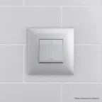 Avanti Выключатель одноклавишный, в стену Закаленная сталь