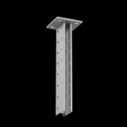 Страт-стойка двойная усиленная 41х41 L300 мм s:2,5 (тройная перфорация) HD