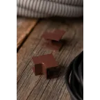 Угол внутренний (16х16) (4 шт) Plast под темное дерево