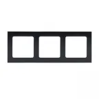 Стокгольм Рамка 3-местная металлическая черная