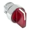 Механизм переключателя исполнительный ХB4 красный на 3 положения возвратный без фиксации с подсветкой с короткой ручкой PROxima
