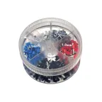                  Контейнер наконечников-гильз с изолир.фланцем 1,50мм.кв. черный, 1 упаковка - 1000шт. | 2ARTD10015 | DKC
               