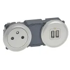 Celiane Панель лицевая для розетки французский стандарт титан