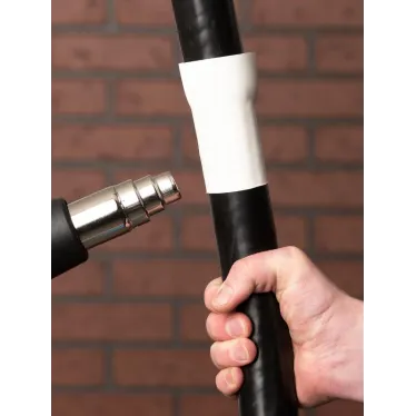 Трубка термоусаживаемая ТУТ нг 40/20 белая рулон PROxima