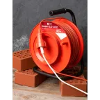 Удлинитель на катушке ''Атлант 2.0'' 1 гнездо 50м без заземления ПВС 2*1 10А/2,2кВт PROxima