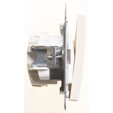 W59 Выключатель двухклавишный, с механич. блокировкой для жалюзи,механизм,слоновая кость