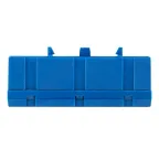 Шина 0 N (6х9мм) 10 отверстий латунь синий изолированный корпус на DIN-рейку PROxima