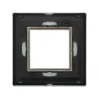 Рамка из металла, ''Avanti'', светло-серебристая, 2 модуля