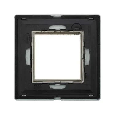 Рамка из металла, ''Avanti'', светло-серебристая, 2 модуля