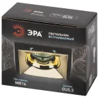 Встраиваемый светильник декоративный KL102 BK/GD MR16 GU5.3 черный золото