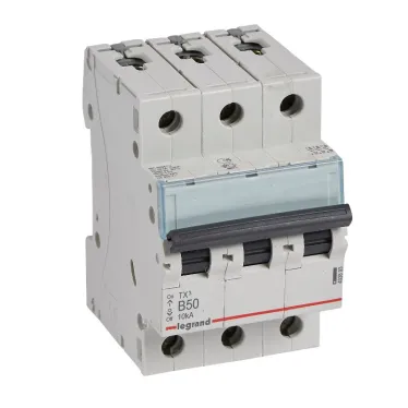 Выключатель автоматический трехполюсный 50А B TX3 6kA/10kA