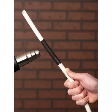 Трубка термоусаживаемая ТУТ нг 16/8 черная в отрезках по 1м PROxima