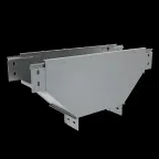 Т-ответвитель переходник 80х150-200 мм верт. c разворотом трассы на 90 гр. ПЛЮС (нижняя часть больше исходной)