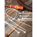 Хомут P6.6 стандартный белый 4.8x400 (100шт) FlexLock PROxima