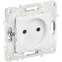 SKANDY Розетка без заземления без защитных шторок 10А SK-R02W арктический белый IEK