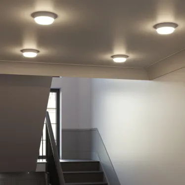 Светильник светодиодный ДБП 15 Вт 1100 лм 4000К AC 220В Белый IP40 круг D155х33мм Пластик ЖКХ с оптико-микроволновым датчиком движения HALL Gauss