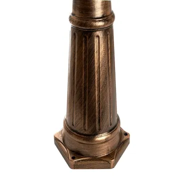 Светильник НТУ-2х60w столб Е27 IP44 черное золото