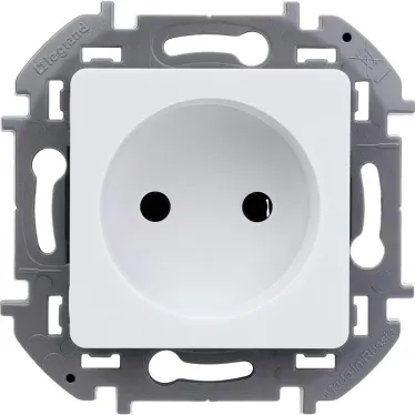 Розетка 2К 16 А 250 В INSPIRIA белая