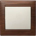 Выключатель одноклавишный, в рамку, слоновая кость