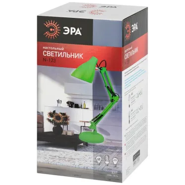 Светильник настольный N-123-E27-40W-GR Е27 с основанием зеленый