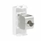 Avanti Компьютерная розетка RJ-45 без шторки модульная кат.6е экранированная Белое облако 1 модуль