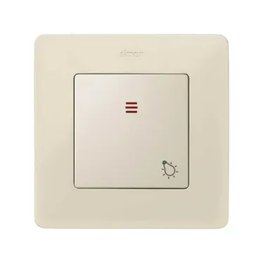 Клавиша с пиктограммой лампа для 75160-39, S82,82N слоновая кость