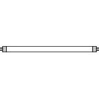 Лампа линейная люминесцентная ЛЛ 14вт T5 HE 14/840 G5 белая Osram