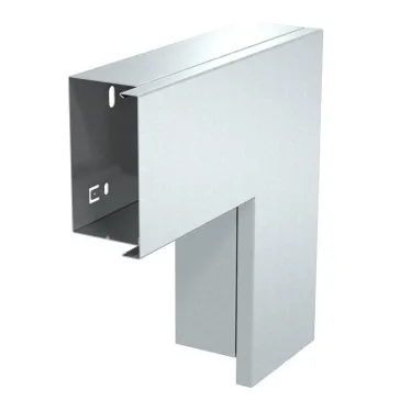 Плоский угол с крышкой кабельного канала LKM 60x100 мм (сталь)