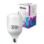 Лампа светодиодная LED 30Вт 220В Е27 D80х135 6500К дневной 2850 лм